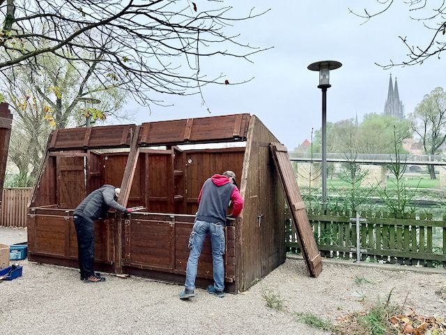 Ein eingespieltes Team - die Mitarbeiter vom Werkhof Regensburg und Werkhof in Schwandorf